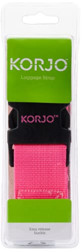 Korjo Luggage Strap, Pink