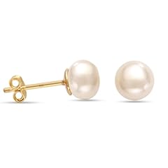 Gold- Pearl Size: 8mm