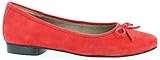 Doublure en cuir respirant Andrea Conti Femme 0023647 Ballerines fermées, Rouge, 37 EU
