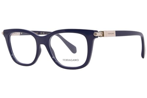 Reviews de Lentes Ferrioni que puedes comprar esta semana. 42 anteojos graduadas FERRAGAMO SF 2973 414 Azul Marina, Azul marino, 50/17/140
