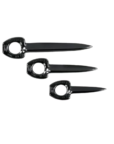 Climbing Technology Universal Hard Clavo de Roca, Negro, Talla única