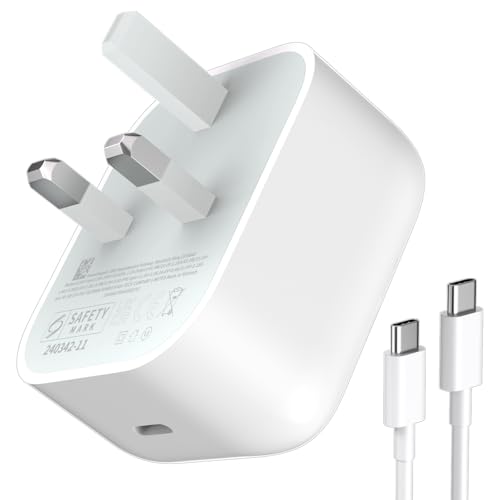 For Google Pixel Charger 45W,USB C Power Adapter Fast Charging for Google Pixel 10 Pro XL 9 9a Pro Fold 8 8a 7 7a 6a 5 5a Samsung S25 S24 Ultra iPhone 17 16 Pro Max Wall Chargers and 1M Type C Cord