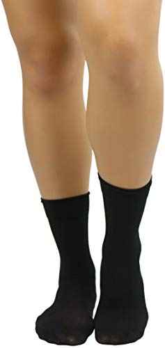Image of ToBeInStyle Womens Pack of 6 Trouser Solid Print Anklet Socks