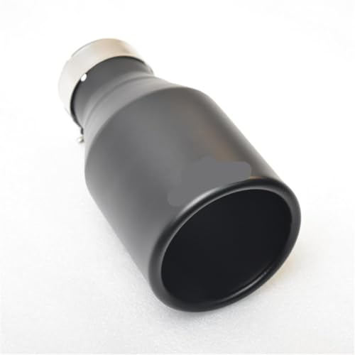 Modification voiture avec embouts d'échappement inox et silencieux noir 76mm