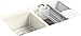 Kohler K-8679-5UA3-FD Riverby under-mount double-equal kitchen sink