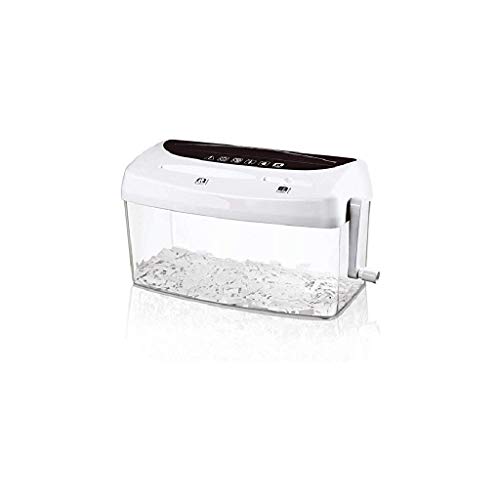Déchiqueteuse A6 manuelle portable mini broyeur de documents papier pour bureau