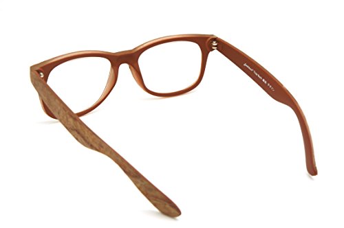 ColorViper Square natural wood & bamboo/Platic Mixed Frame Reading Glasses4