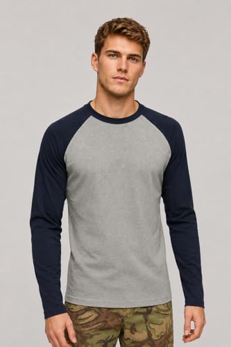 Image of Men's Regular Fit Color Block Raglan Sleeve Tshirt|| Tshirt for Men