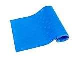 Poolleiter Matte, 90 * 23cm Poolleiter Unterlage Blau, Anti Rutsch Pool Schutzmatte, Schwimmbadleiter Matte mit Rutschfester Textur, Schwimmbadleitermatte fürAufstellpools, Treppen, Leitern (Blau-B)