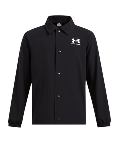 [A_[A[}[] UA ICON WOVEN Coach JACKET Black / / White YSM