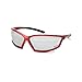 Lincoln Electric Outdoor Safety Glasses | Reflective Mirror Lens | Anti Scratch | Red Frame| K2972-1
