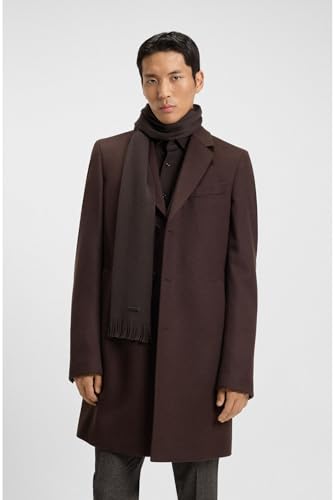 Cinturón BOSS Hombre Albas en cuero negro con hebilla clásica rectangular 3
