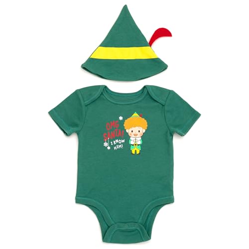 Disfraz de bebé Elfo body y gorro 3-6 meses miniatura 1
