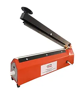 Zegel 8 inches Hand Sealer, Impulse Sealing Machine , 8 Inches Hand Sealing Machine |Manual Hand Sealer . Packing Machine (White, 8-inch, 200mm) Packing Sealer A3