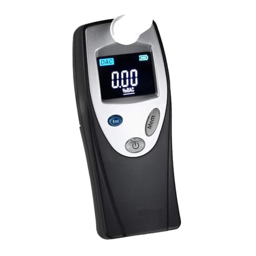 iBACheck iBACheck Portable Breathalyzer with High Accuracy Semiconductor Sensor, Digital 4 Color Display, 4 Measurement Units, Easy to Use, Alcohol Tester