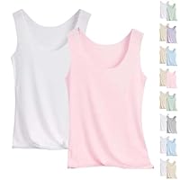 Debardeur Femme Coton Fine Bretelles - Blouse D'Été À sans Manche en Soie Glacée Debardeurs Lot De 2 Débardeur Leger Haut Grande Taille Col Rond Summer Top Décontractés Top Ample Grande Taille Tops