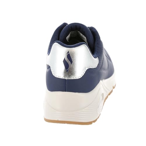 Skechers Womens Uno-Shimmer Away Navy/Rosegold 6.5 Medium by Skechers - Used condition - Image 7