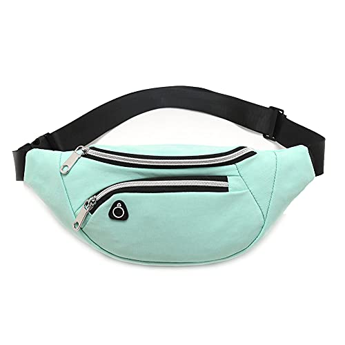 Waist Pack Bag for Men&Women - Waterproof Fanny Pack with Adjustable Strap for Workout Traveling Casual Running.(13302)Cyan