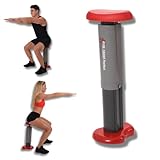 Base con inclinacion de cinco grados, que alinea automáticamente su cuerpo en la posición perfecta para hacer la postura en cuclillas perfecta. Impulse y apoye sin tensión las articulaciones de sus piernas. Luego, con el movimiento ascendente, te dará un ligero empujón, facilitando el entrenamiento y dándote increíbles beneficios y esculpiendo la parte inferior del cuerpo.