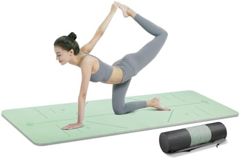 Tapete Yoga, 6 mm Espessura, 183x61cm, Tapete de Yoga, Tapete Iog...
