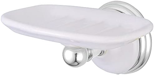 Kingston Brass BA1115C Victorian Soap Dish, Polished Chrome,5-1/4" image 3