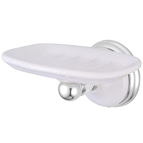 wall mount soap dish - Kingston Brass BA1115C Victorian Soap Dish, Polished Chrome,5-1/4