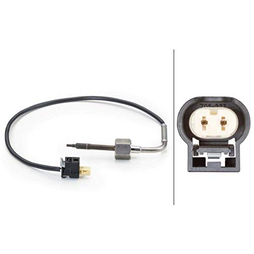 Capteur de température des gaz HELLA 6Pt 014 494-011 vissé 2 pôles