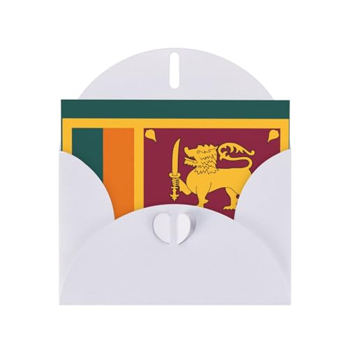 bhgpbvn Sri Lanka flag holiday blessing card image