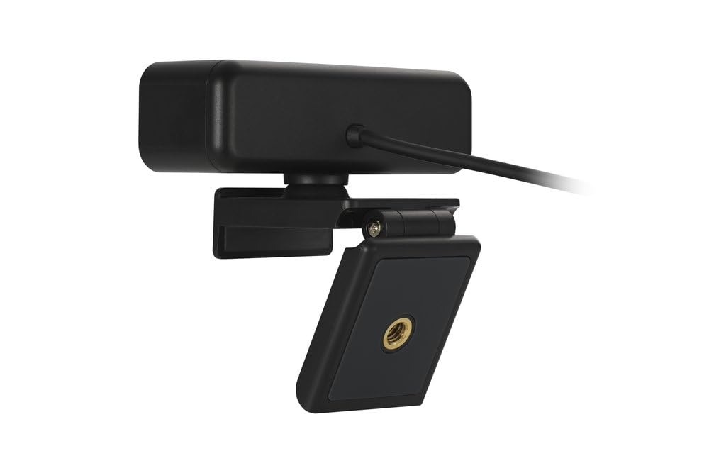 Kensington, Kamera Internetowa 1080p z Obiektywem Wąskokątnym HD Kensington W2000, Autofokus, na USB, Wbudowany Mikrofon z Redukcją Szumów, do Transmisji lub Wideokonferencji (K81175WW)