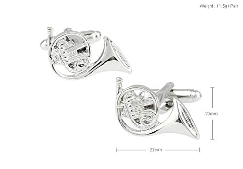Manillas de plata Daesar Cufflinks para camisa y gemelos miniatura 5