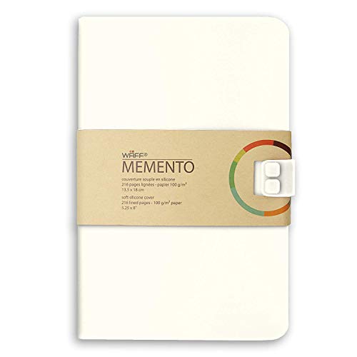 Waff Memento - Cuaderno creativo, 216 páginas, talla L, color nube