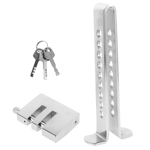 Gogogmee Car Clutch Lock Adjustable Theft Brake Pedal Lock with Keys Telescopic Design for Enhanced Security Compatible with Vehicles High Strength