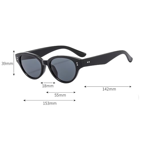 Lunettes œil de chat contre l'éblouissement pour un look rétro tendance - 7