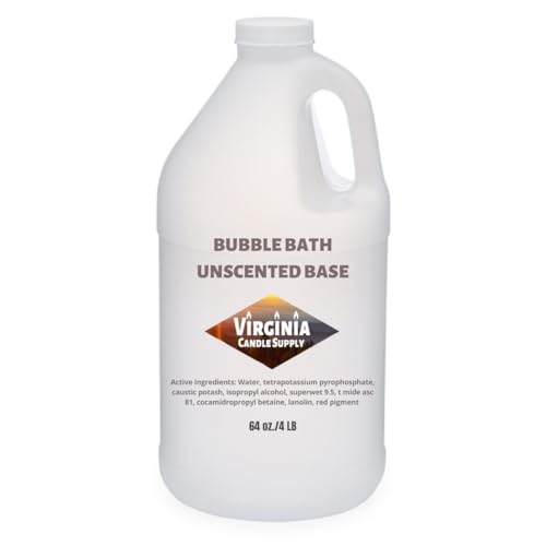 Bubble Bath Unscented Base (64 oz Jug) - DIY Make Your Own Bubble Bath at Home - Add Any Fragrance You Desire