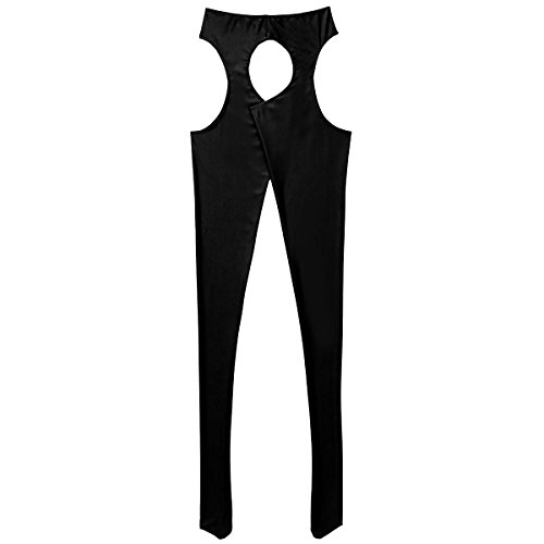 Image of CHICTRY Women's Tights Control Top Pantyhose Toe Garter Belt Hollow Out Stockings Panties