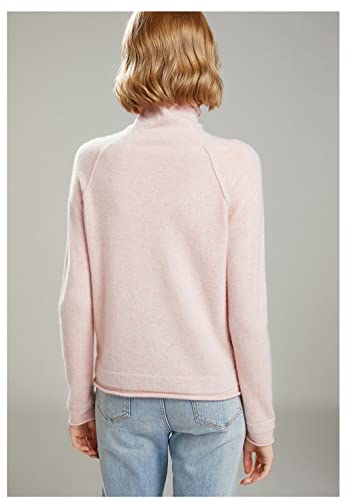 Women Pile Neck Pullover Casual Knit Tops Fall Winter Women's Jacket Light and Warm Wool Sweater3