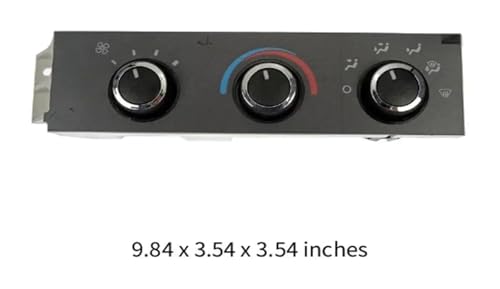 Panneau de commande de climatisation à installation facile pour GMC 2500 3500