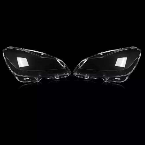 Lente del faro compatible con Benz W204 policarbonato óptico transparente 2011-2015