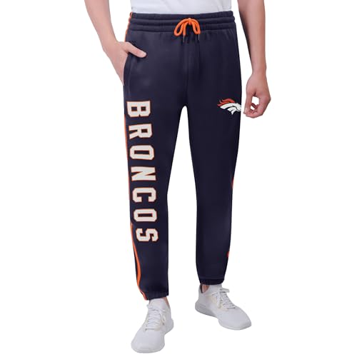 image for Ultra Game NFL Official Adults Active Super Soft Fleece Game Day Jogge