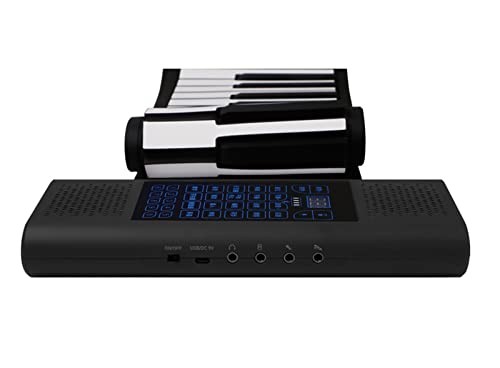 Piano 88 touches double klaxon roulé à la main pour adulte débutant avec prise USB - Les Beatles, Paul McCartney, John Lennon, RIngo Starr, George Harrison Piano 88 touches double klaxon roulé à la main pour adulte débutant avec prise USB