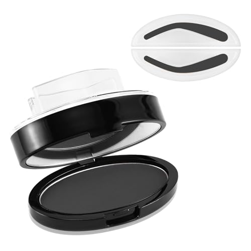 Boobeen Polvo de sello de cejas - One Second Make Up Nature Tinting Kit para colorear - Crea cejas de aspecto natural para principiantes en maquillaje