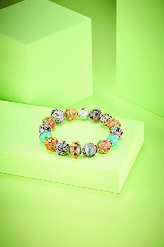 THOMAS SABO Perle Du Monde Vintage – Charme Argent 925 Anthracite Pour Bracelet Ou Collier