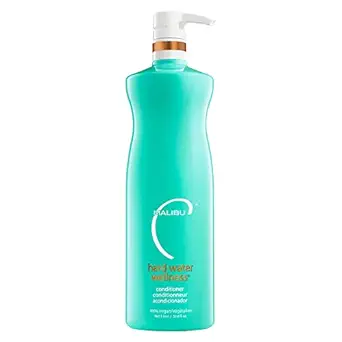 Malibu C Hard Water Wellness Shampoo - Hydrating, Sulfate-Free Hair Care for Hard Water - Removes Minerals and Buildup