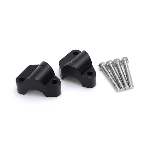 Rehausseur de guidon pour Tiger 1200 GT Pro 2023 noir en aluminium CNC