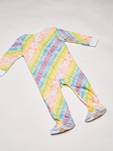 Image of Burt's Bees Baby unisex-baby Sleep & Play, Organic One-piece Romper-jumpsuit Pj, Zip Front Footed Pajama