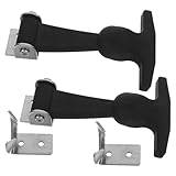 BUTIFULSIC 2pcs Stainless Steel 304 Adjustable Draw Latch with T-Handle and Bracket for Industrial Equipment, Toolboxes, Engine Compartments, and Vehicle Hood Secure Closure