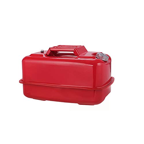 XuQinQin Portable fuel tank, 20L, 25L, 30L thick explosion-proof car spare fuel tank iron petrol barrel, suitable for motorcycle moped gasoline container (Color : 25L)