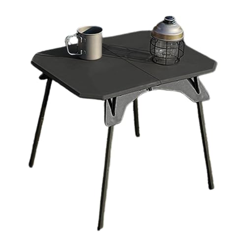 Mesa portátil para camping, mesa de picnic portátil, mesa plegable al aire libre, mesa de tienda de campaña ajustable con patas desmontables, ligero Schkt de picnic
