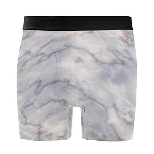 Calzoncillos bóxer para hombre elegantes con textura de mármol selecto
