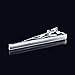 Men's Tie Clips for Tie Bar Clip for Regular Ties Necktie Wedding Business Silver 60 * 6mm Clever fashion
